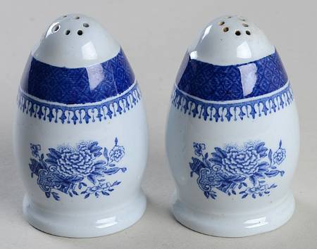 Fitzhugh Blue Salt & Pepper Set