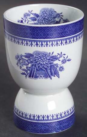 Fitzhugh Blue Double Egg Cup