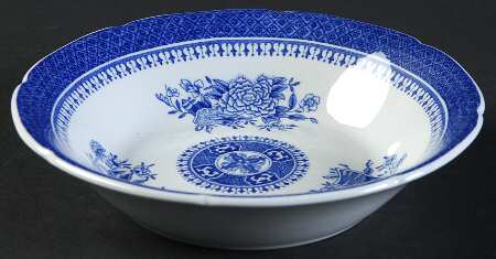 Fitzhugh Blue Fruit/Dessert (Sauce) Bowl