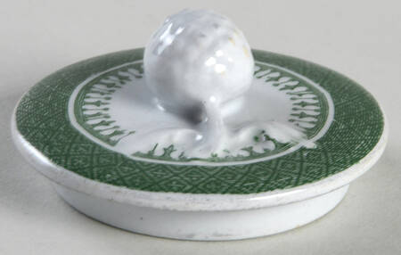 Fitzhugh Green Lid for Sugar Bowl
