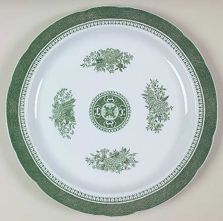 Fitzhugh Green 12" Chop Plate (Round Platter)