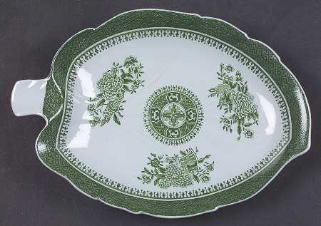 Fitzhugh Green 7" Leaf Dish