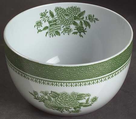Fitzhugh Green Open Rice/Sugar Bowl