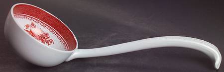 Fitzhugh Red Tureen Ladle