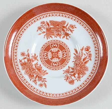 Fitzhugh Red Saucer for Demitasse Cup