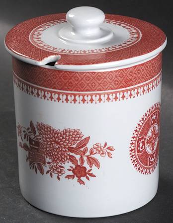 Fitzhugh Red Jam/Jelly & Lid