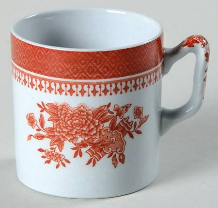 Fitzhugh Red Flat Demitasse Cup
