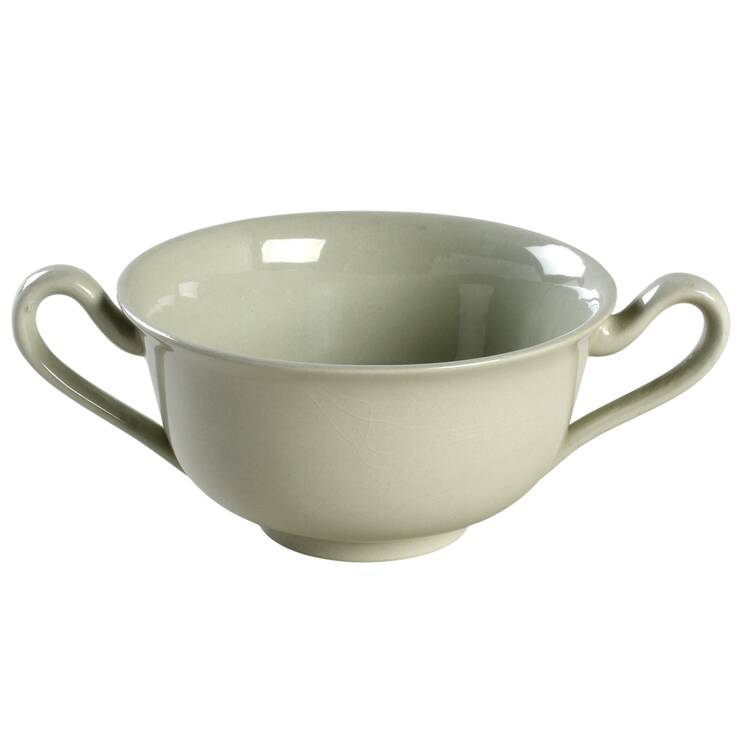 Flemish Green Footed Cream Soup Bowl