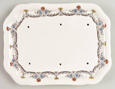 Florence Cheese Dish with Lid, Base Only (Wedge)