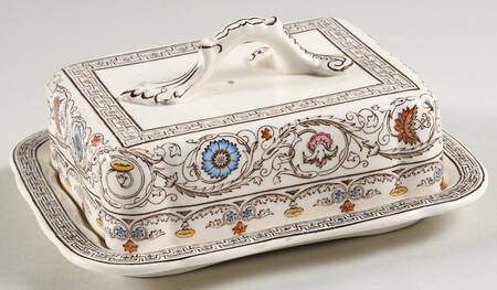 Florence Rectangular Cheese Dish with Lid
