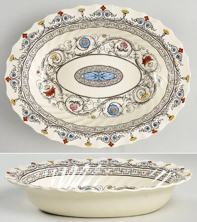 Florence 9" Oval Vegetable Bowl
