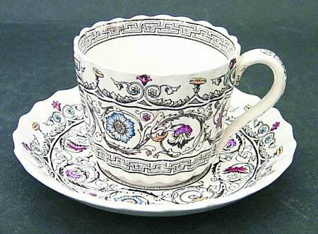 Florence Flat Cup & Saucer Set