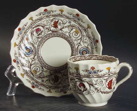 Florence Flat Demitasse Cup & Saucer Set