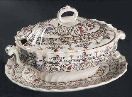Florence Sauce Boat & Lid with Underplate