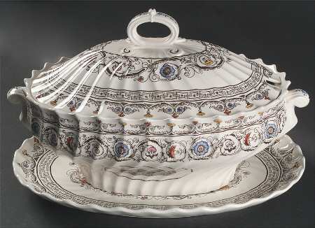Florence Oval Tureen & Lid with Underplate