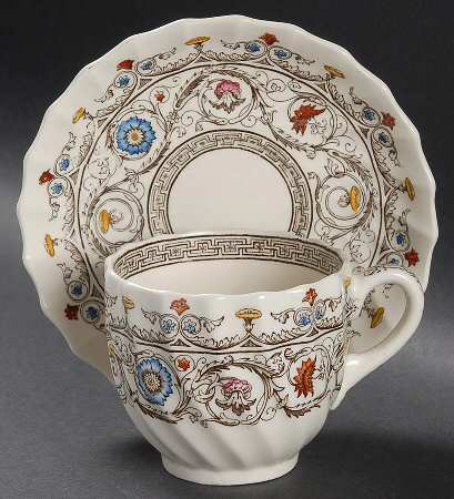 Florence Footed Cup & Saucer Set