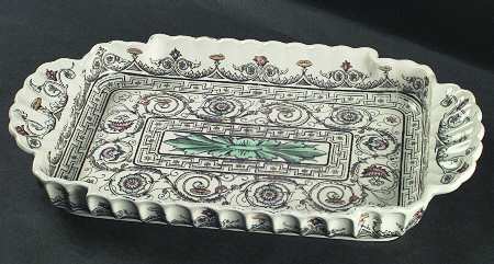 Florence 14" Rectangular Handled Serving Platter