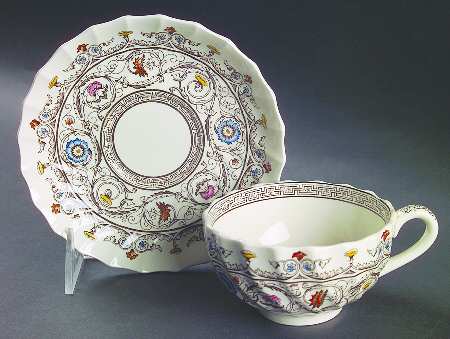 Florence Flat Cup & Saucer Set
