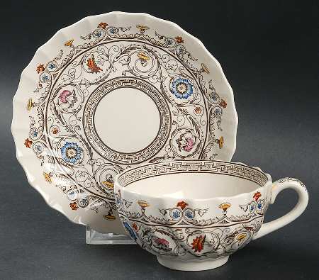 Florence Footed Cup & Saucer Set