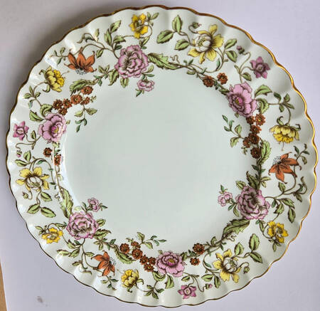 Floral Tapestry Salad Plate