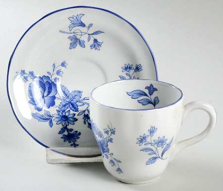 Fontaine Flat Demitasse Cup & Saucer Set