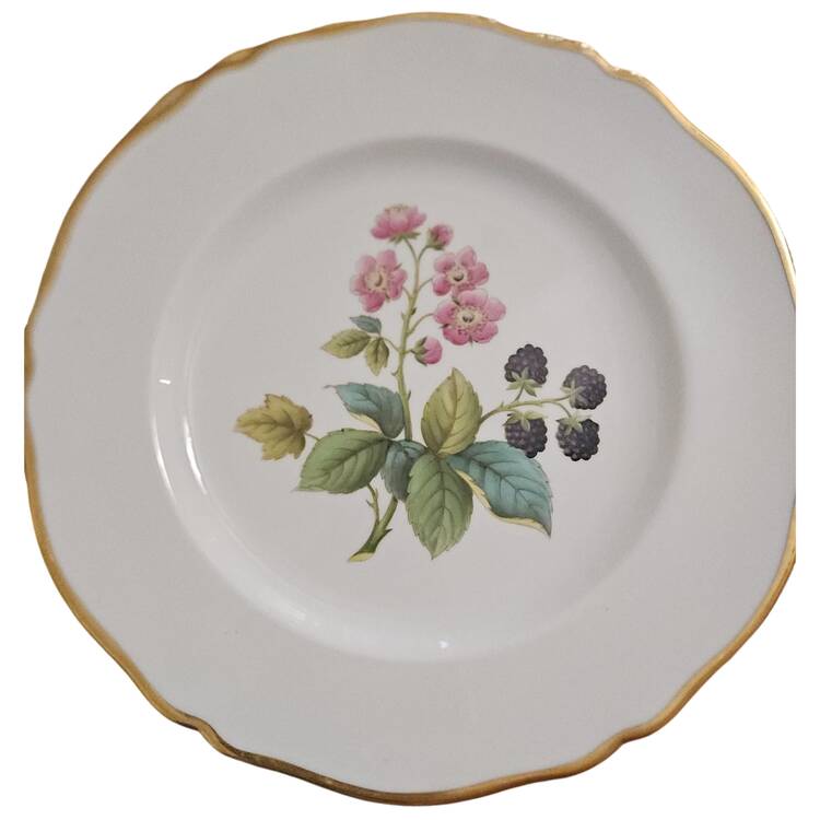 Fruit and Blossom Luncheon Plate