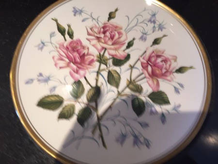 Garden Flowers Luncheon Plate