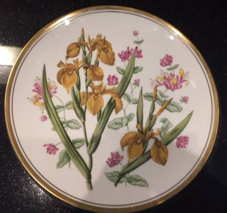 Garden Flowers Luncheon Plate