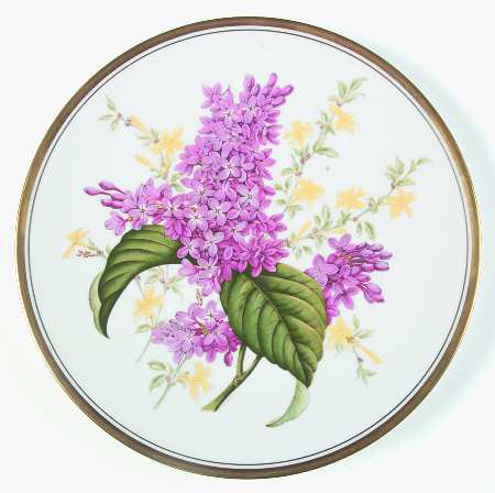Garden Flowers Luncheon Plate