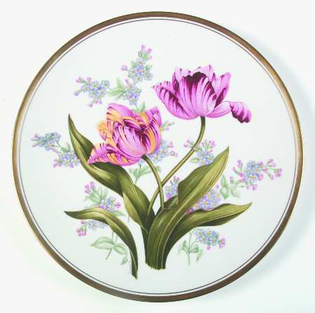 Garden Flowers Luncheon Plate