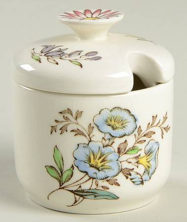 Gainsborough (Marlborough) Mustard Jar & Lid