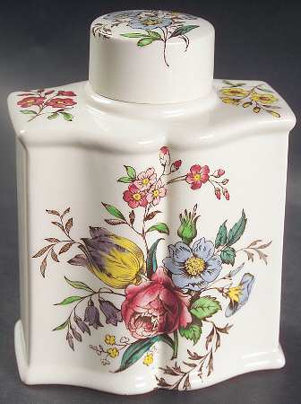 Gainsborough (Marlborough) Tea Caddy & Lid