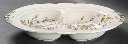Gainsborough (Marlborough) 11" Oval Divided Vegetable Bowl