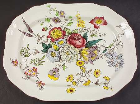 Gainsborough (Marlborough) 16" Oval Serving Platter
