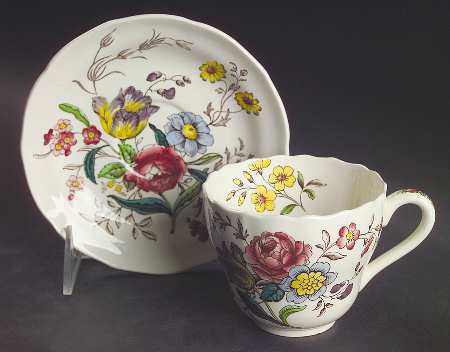 Gainsborough (Marlborough) Flat Cup & Saucer Set
