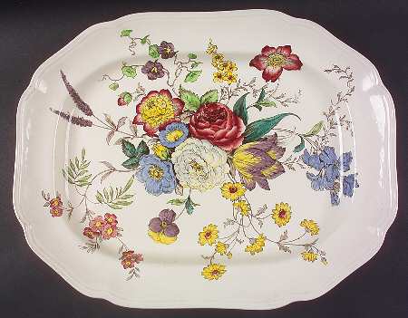 Gainsborough (Marlborough) 16" Oval Serving Platter