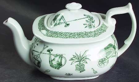 Gardening Teapot & Lid