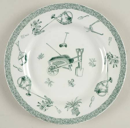 Gardening Luncheon Plate