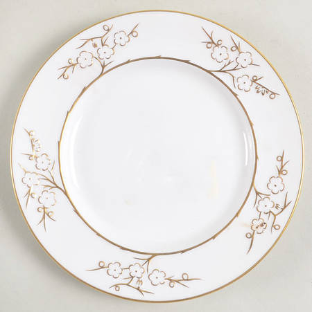 Geisha Gold (Gold Flowers, Gold Trim) Bread & Butter Plate
