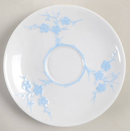 Geisha Light Blue (No Gold Accents) Saucer