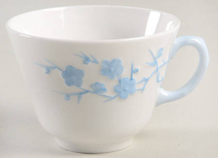 Geisha Light Blue (No Gold Accents) Footed Cup