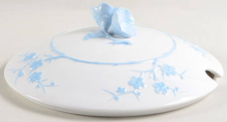 Geisha Light Blue (No Gold Accents) Lid for Tureen