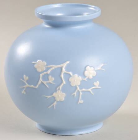Geisha Light Blue (No Gold Accents) 5" Vase