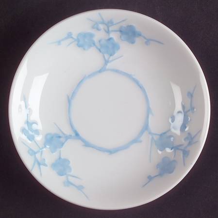 Geisha Light Blue (No Gold Accents) Butter Pat