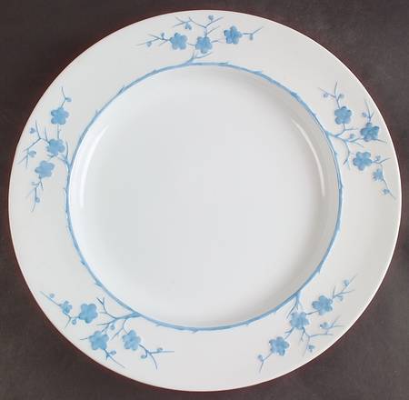 Geisha Light Blue (No Gold Accents) 12" Chop Plate (Round Platter)