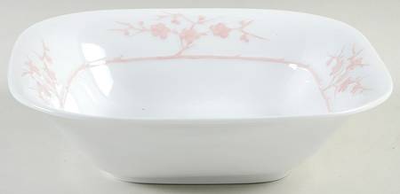 Geisha Light Pink 9" Square Vegetable Bowl