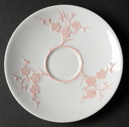 Geisha Light Pink Saucer for Demitasse Cup