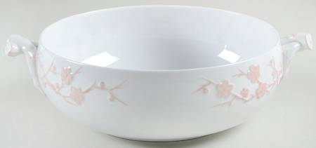 Geisha Light Pink Round Vegetable No Lid