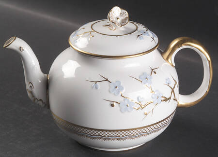 Geisha Light Blue (Gold Accents) Teapot & Lid