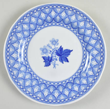 Geranium Blue (Older) Salad Plate